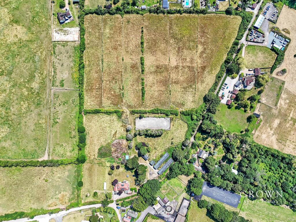 Ariel view of the plot