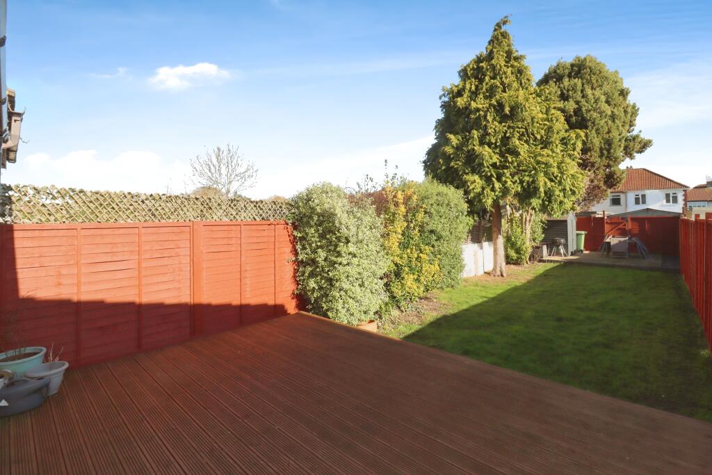 Decking To Lawn