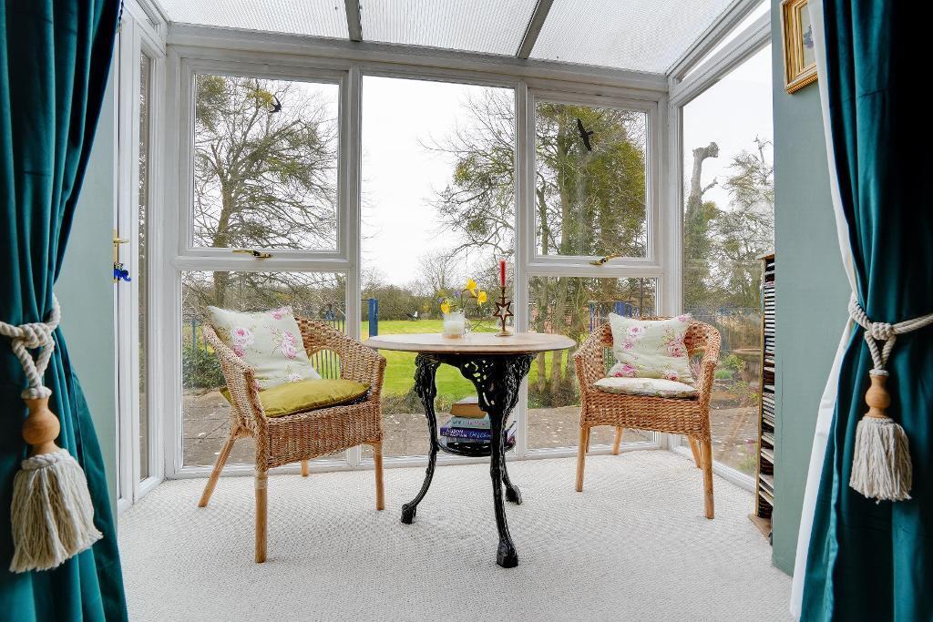 Study with garden views