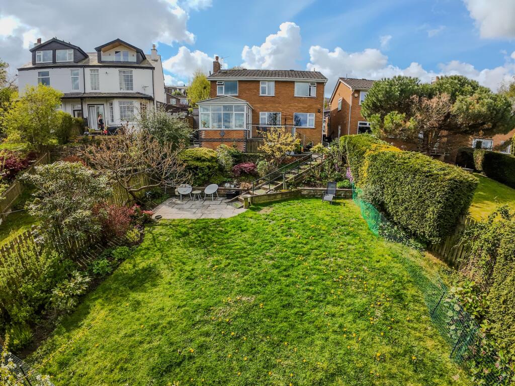 Rear Garden - Aerial View