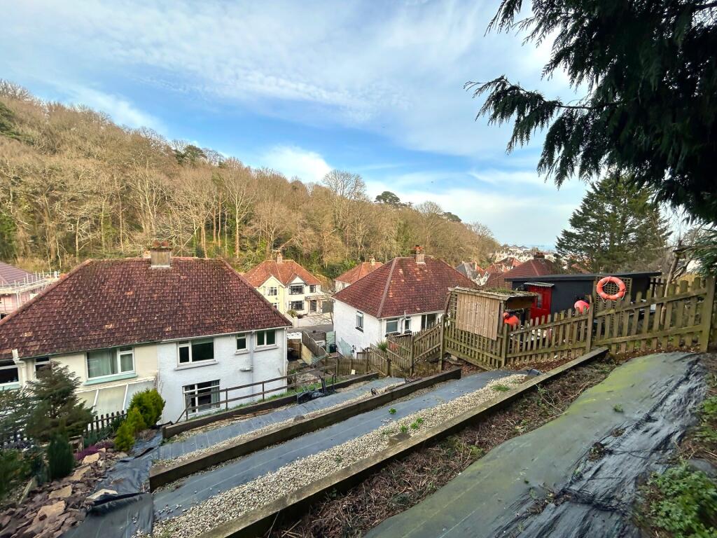 Rear Garden and Sea View