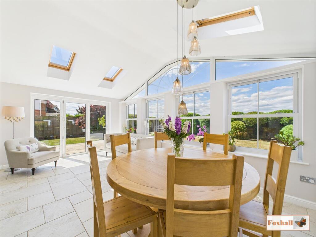 Open Plan Sitting/Dining Room In Orangery Style