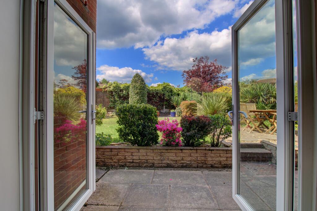 From Dining Room French Doors