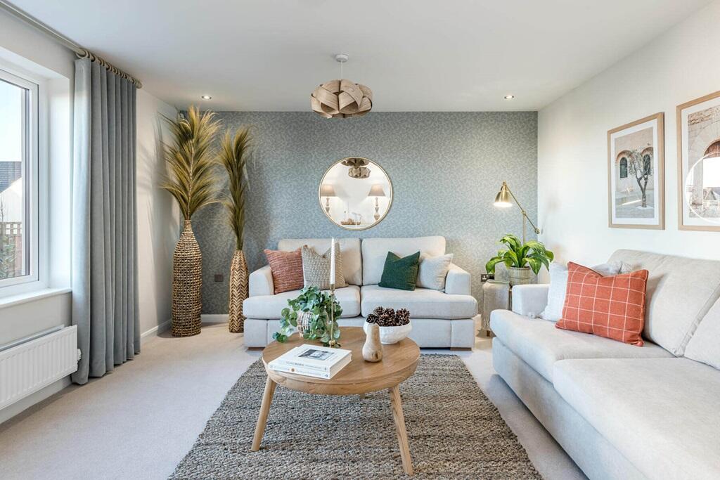 Large windows flood the lounge with light