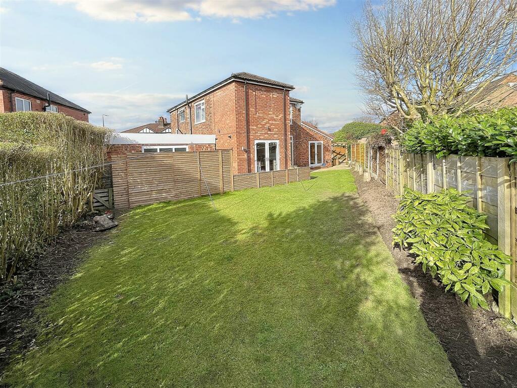Rear of Property