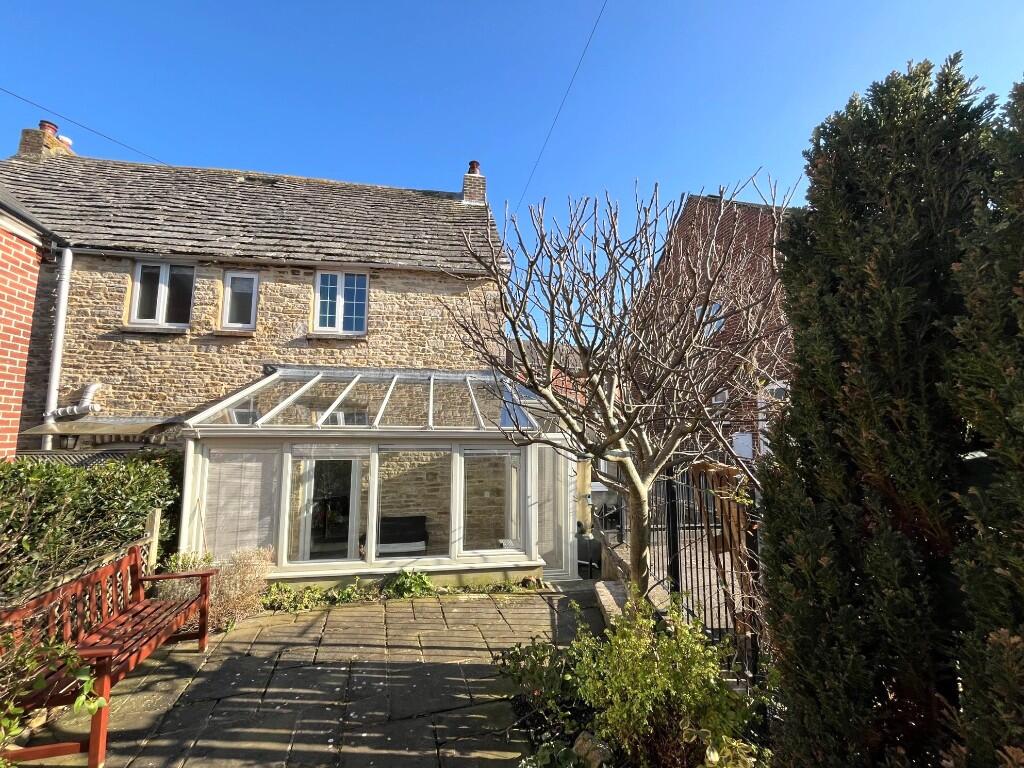 Rear of property