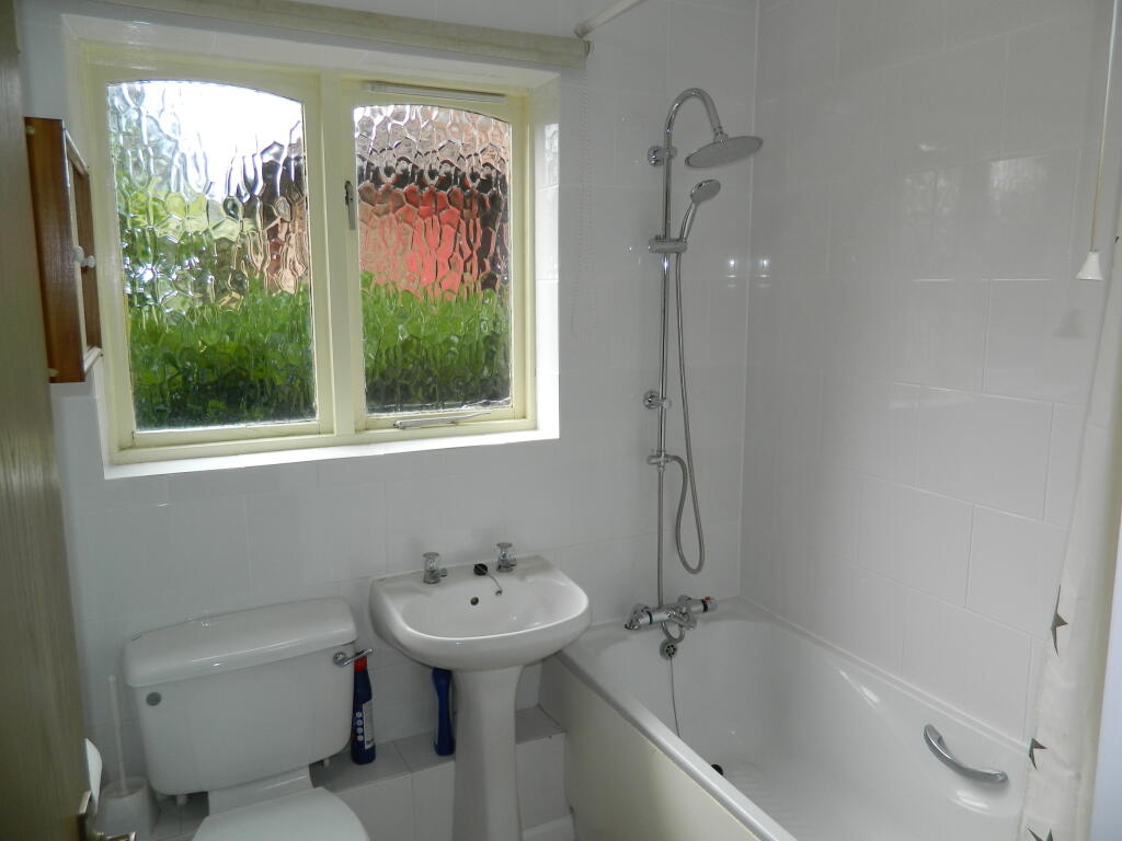 bathroom with power shower