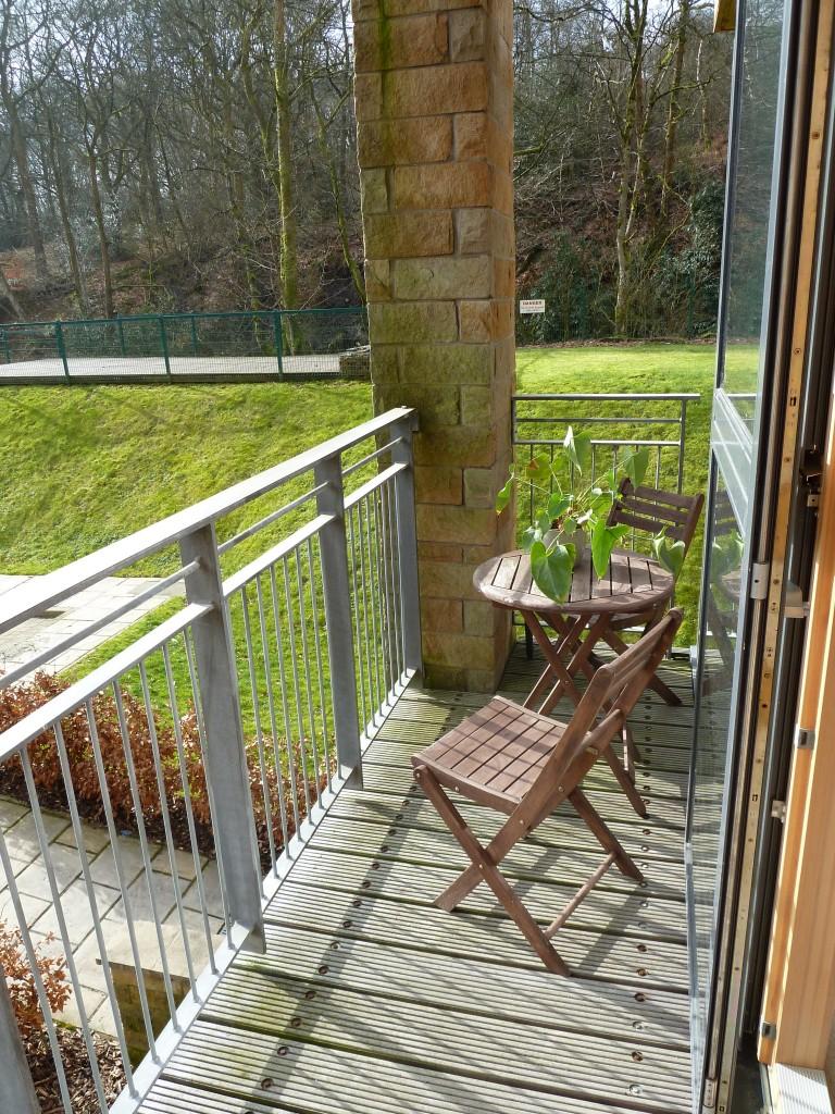 Large balcony