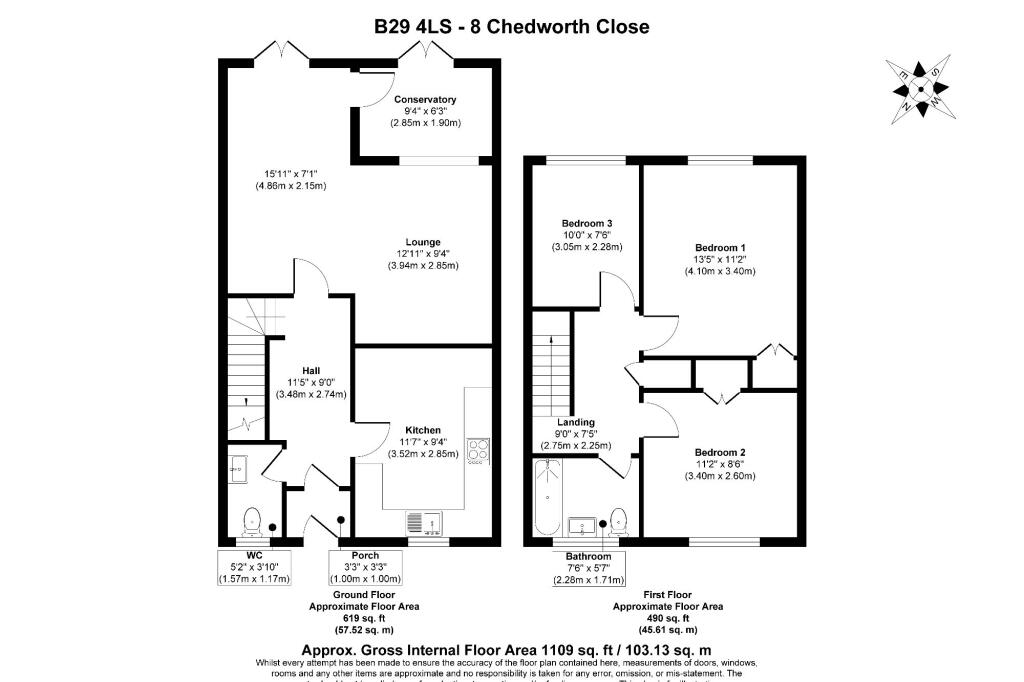 8 Chedworth Close, Birmingham, West Midlands B29 4LS