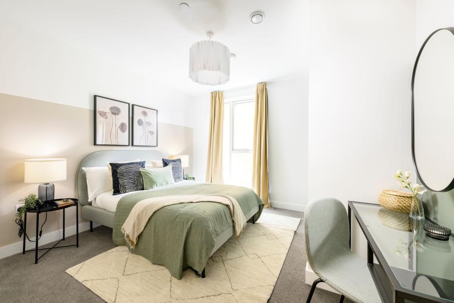 Lampton Parkside, one bedroom show home,