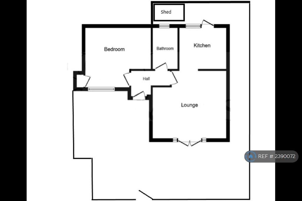 Plan Inc Private Front Garden Side+Rear Patio