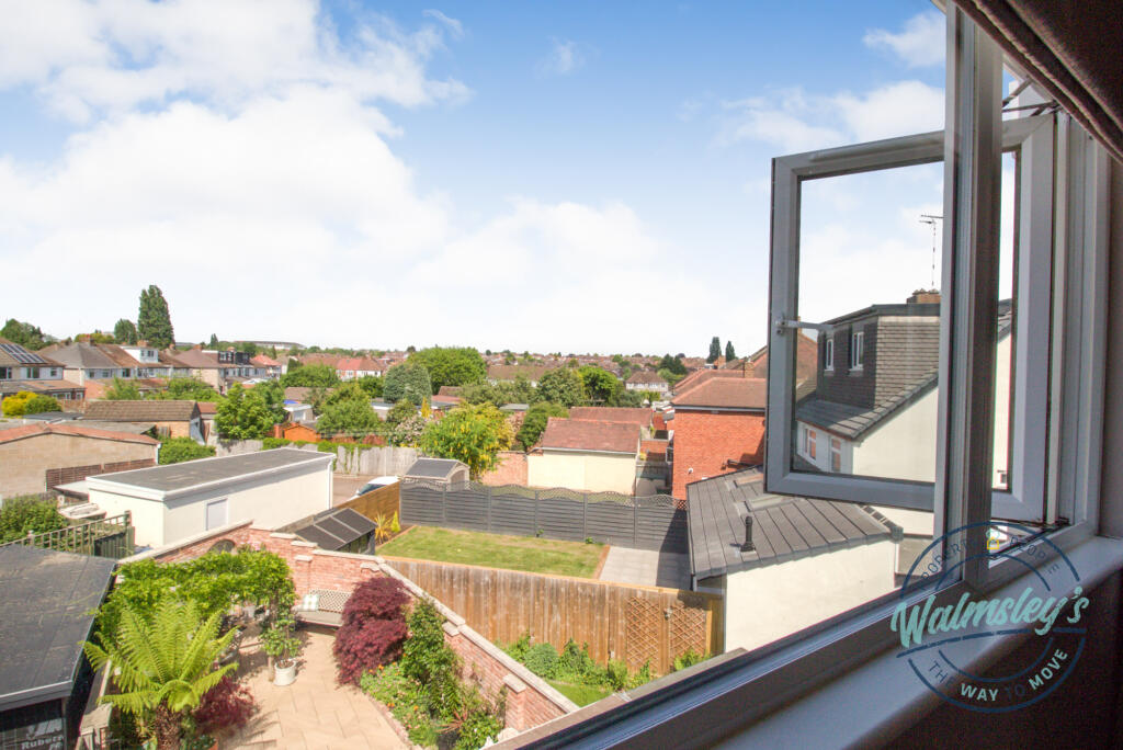 Dormer views to the East over the city