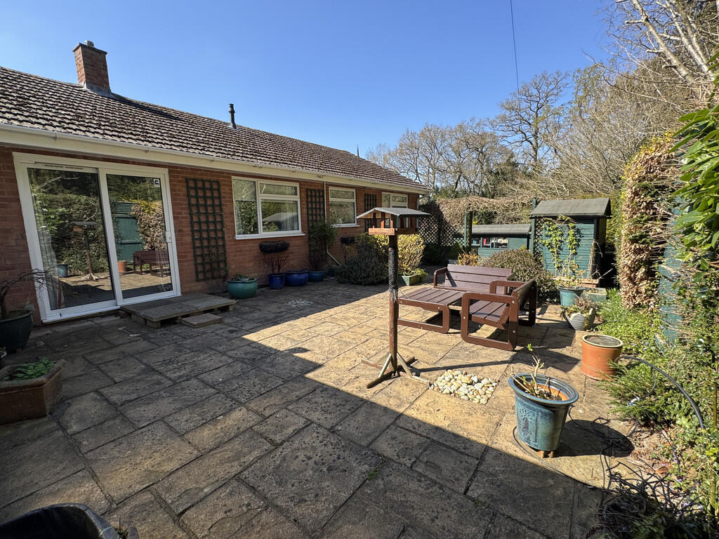 Rear patio from C...