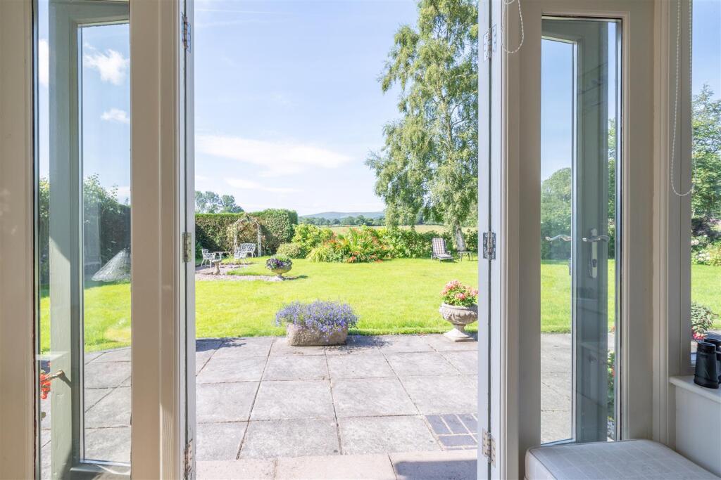 View into rear garden