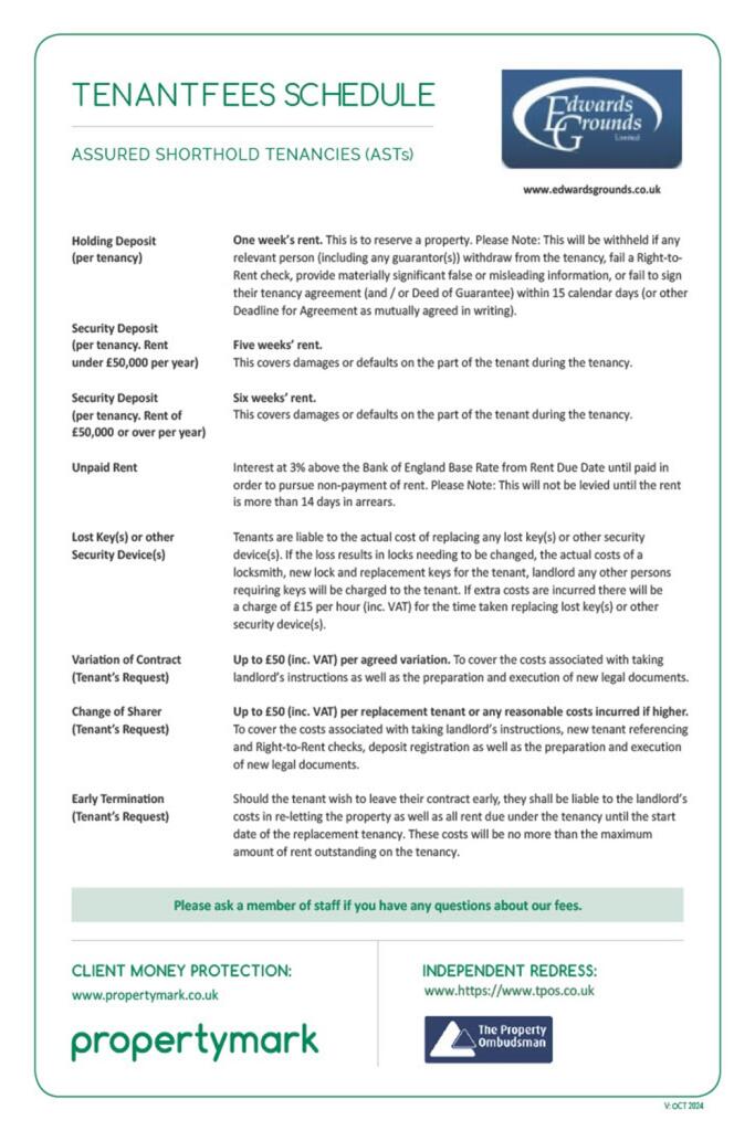 Tenancy Fees