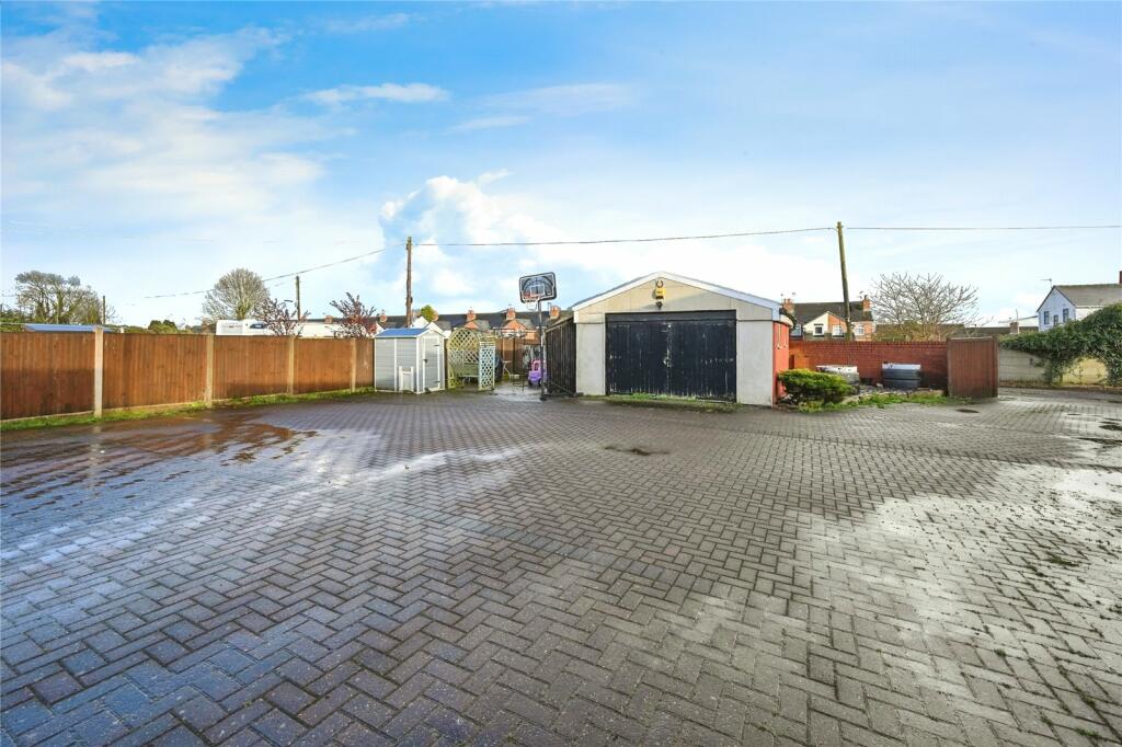 Driveway and Garage