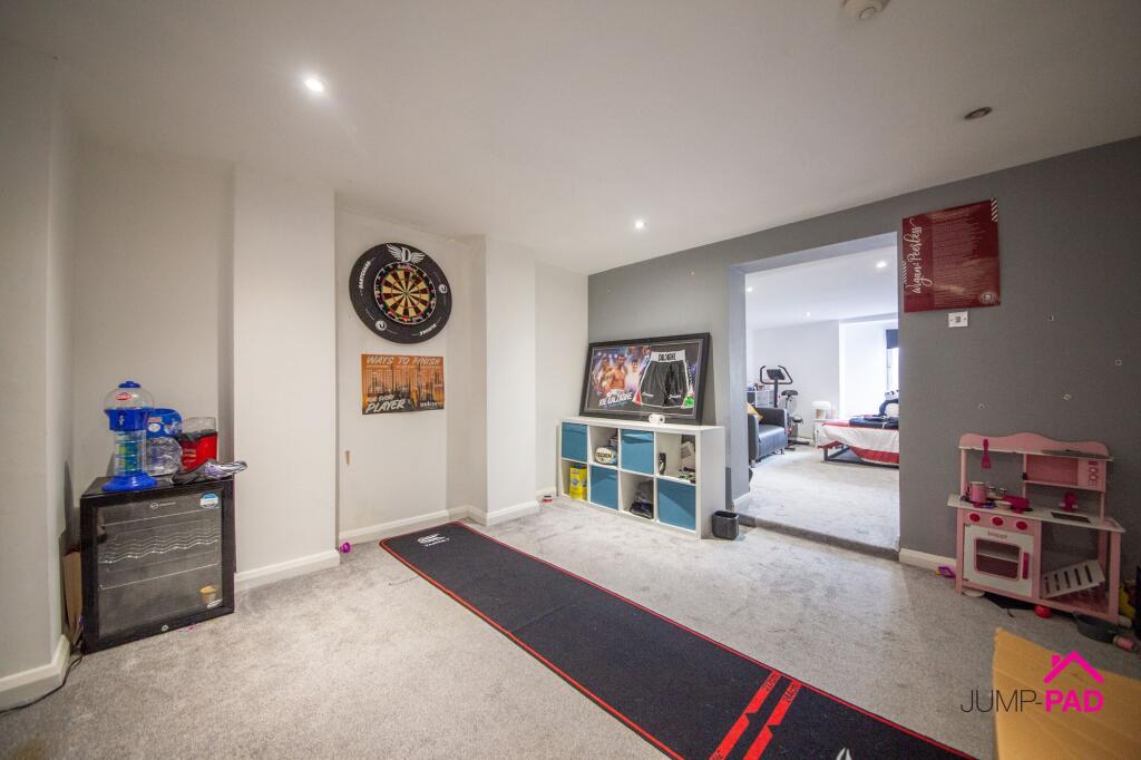 Basement Bedroom and Living room