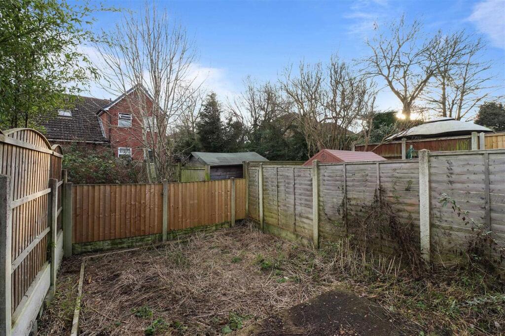 Rear garden