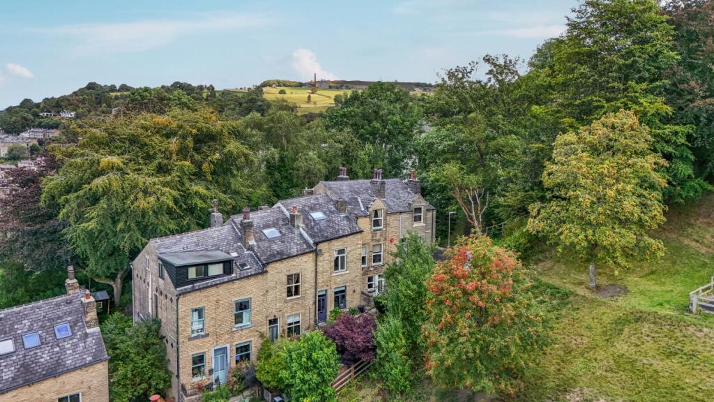 Aerial view of terrace