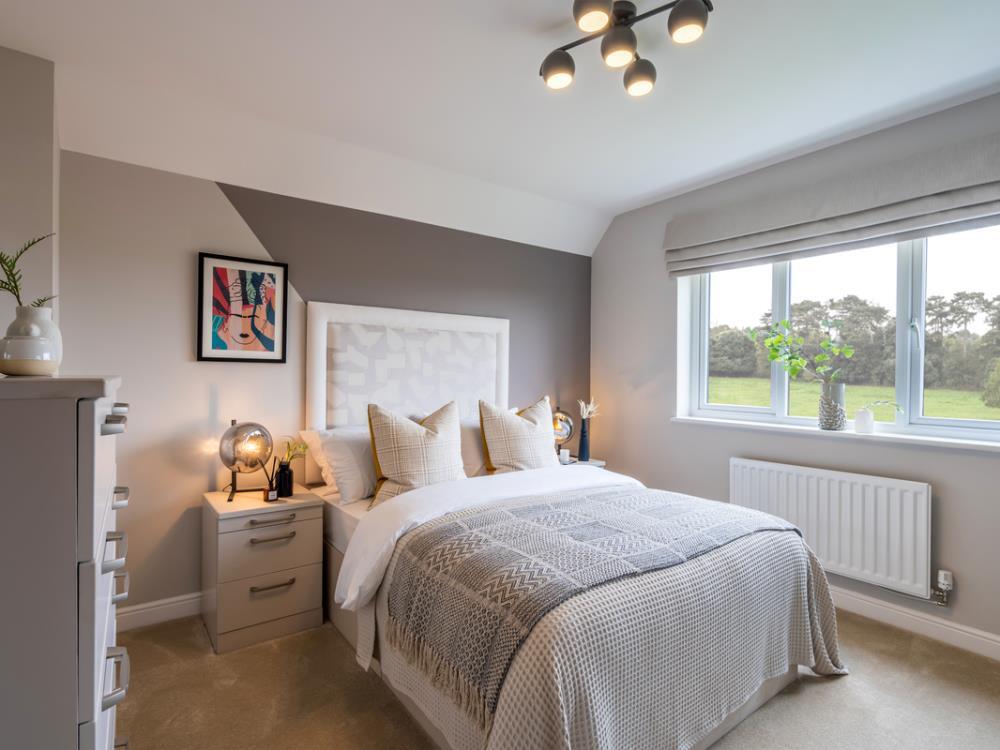 Bedroom 2 of the Warwick, a 3 bedroom house