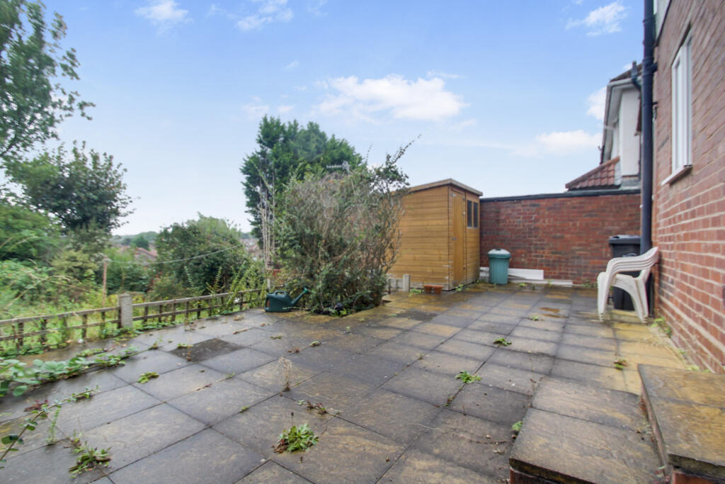 Rear patio