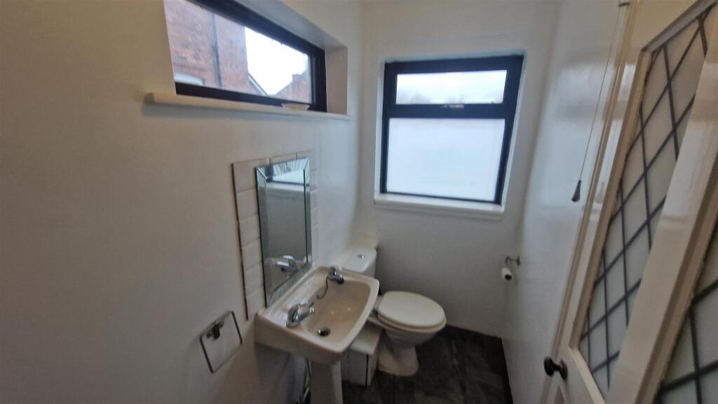 Ground floor toilet