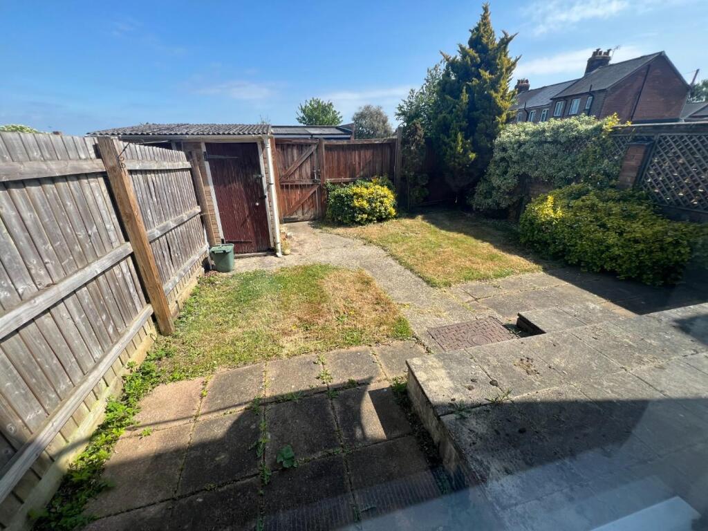 Rear garden