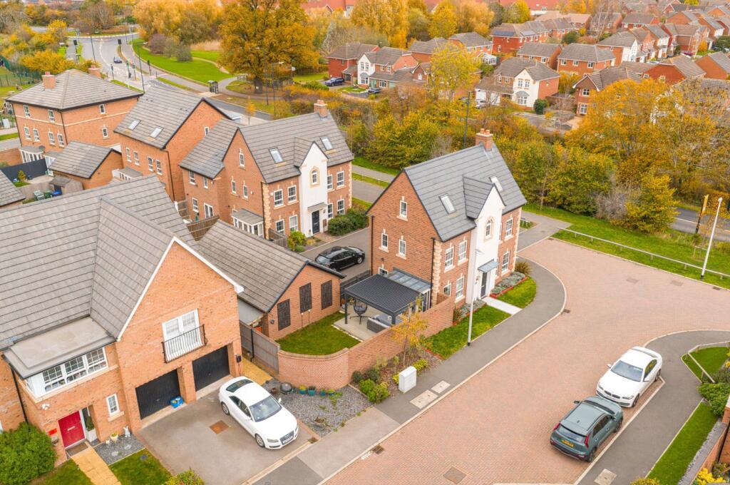 Mid Drone To Side Ho