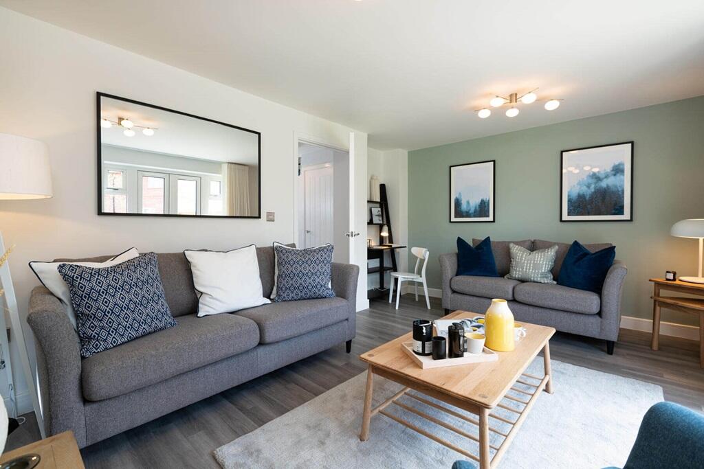 Large, open plan living room