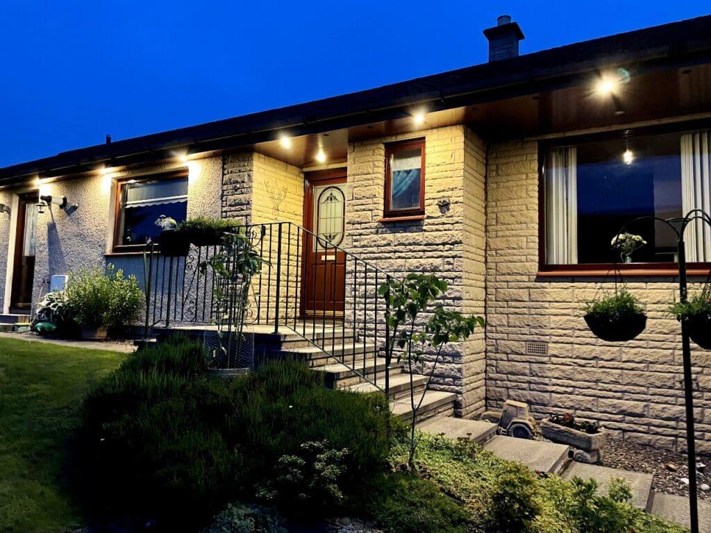 FRONT AT NIGHT