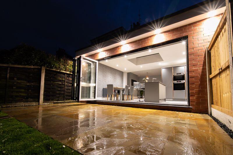 Patio and bi-fold door