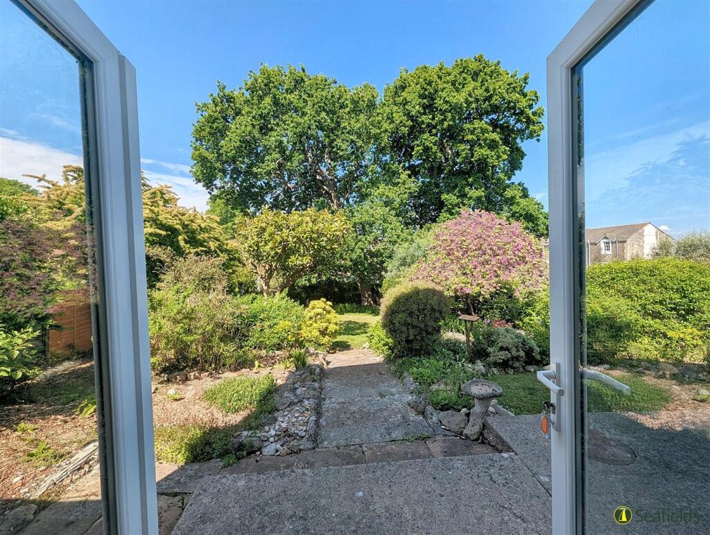 French doors to Garden