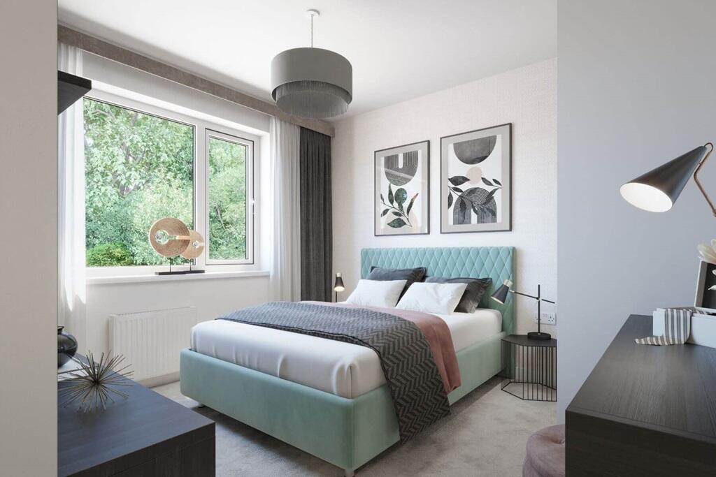 A second double bedroom is perfect for guests