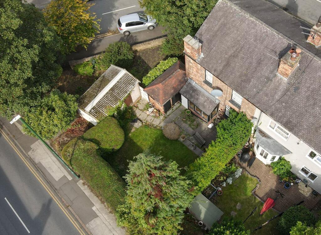 Drone of Rear Garden and Garage/Driveway