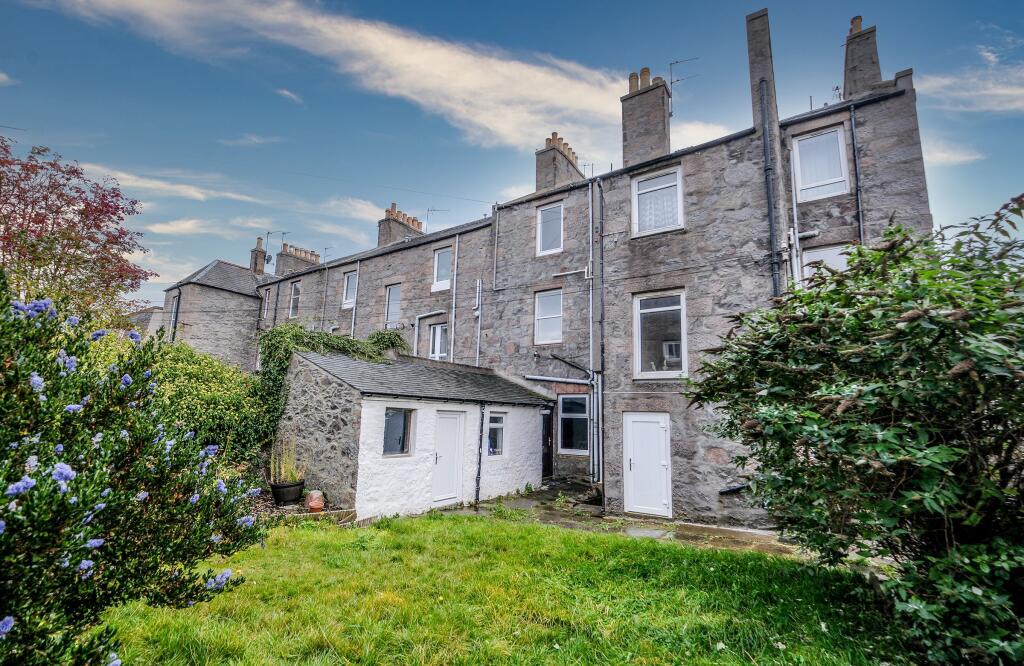 Rear of property from communal garden