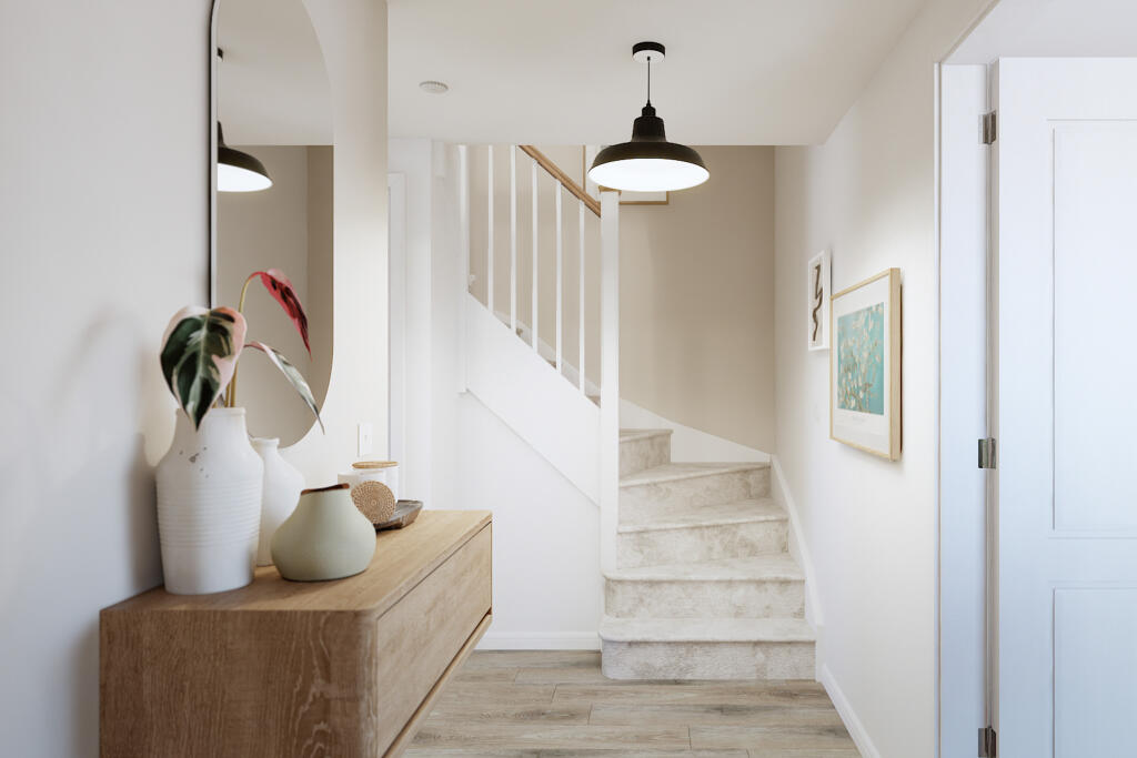 entrance to four bedroom home