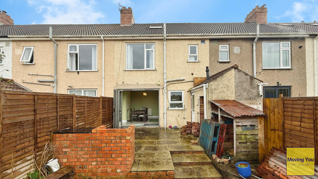 Rear of the property