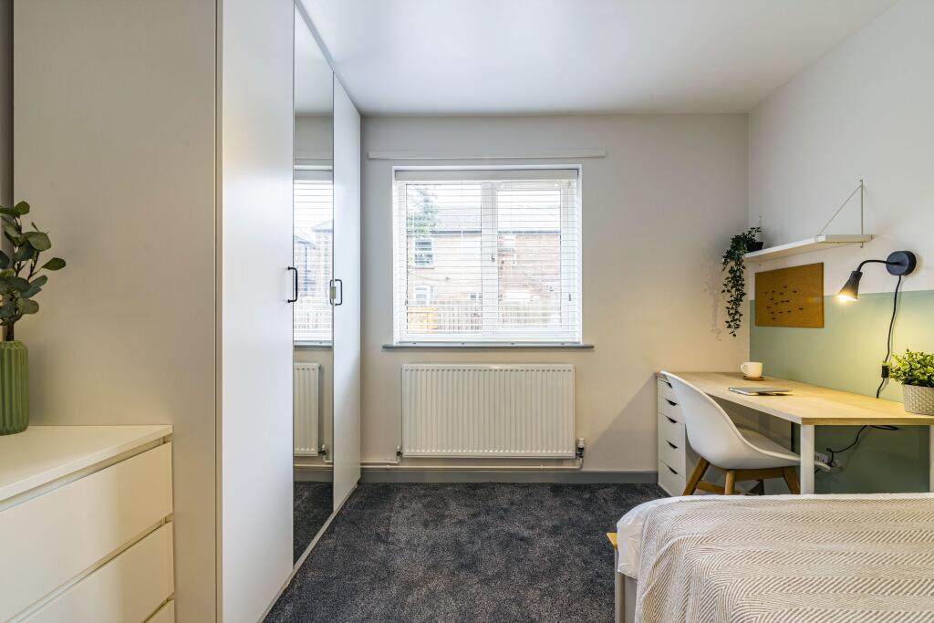 bedroom with storage