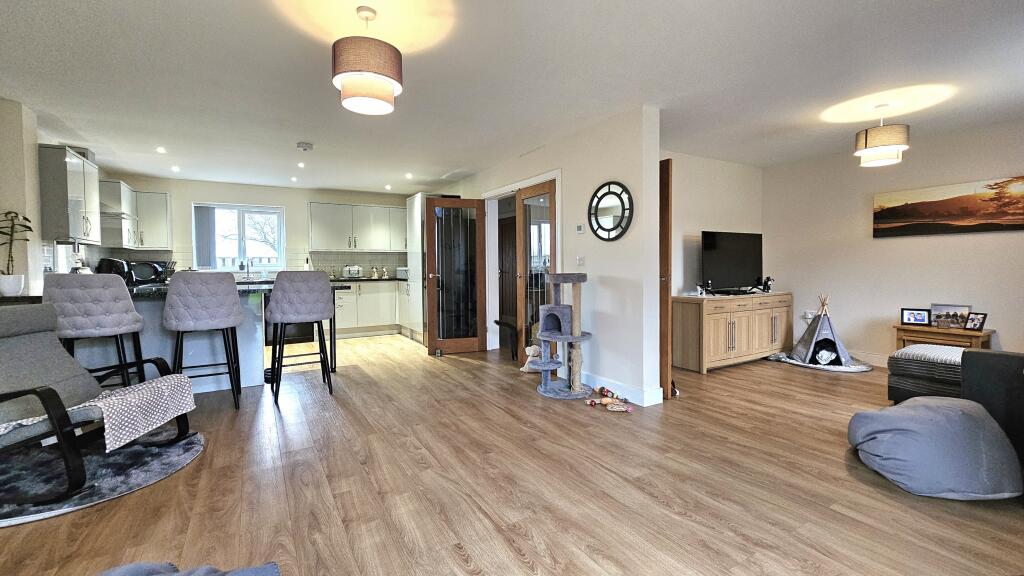 Open plan living area