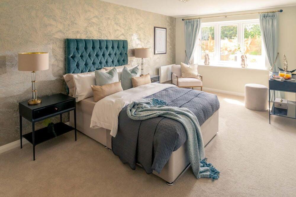 Show home master bedroom