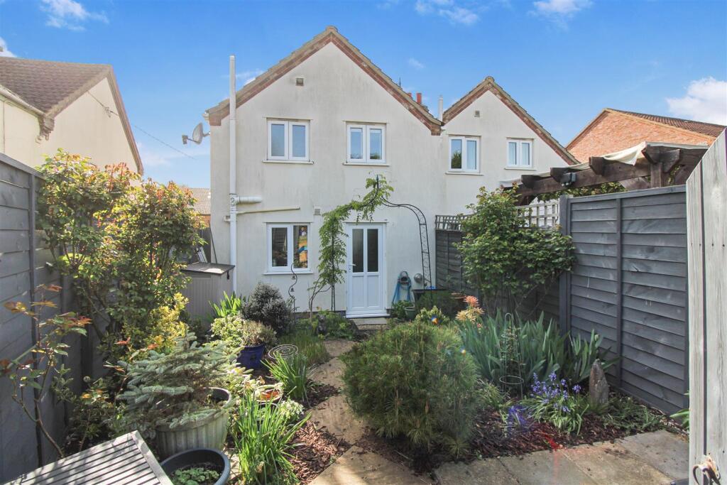 Rear of property