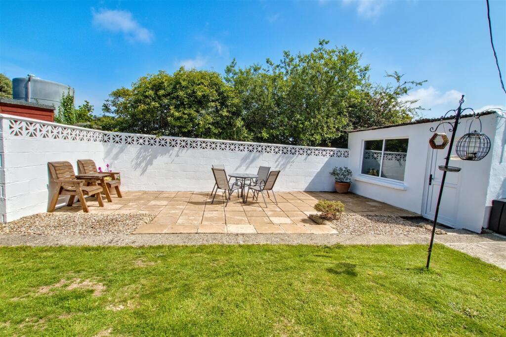 Rear garden and patio
