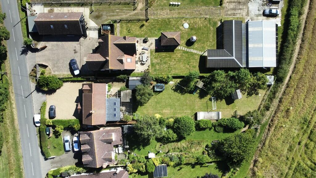 Drone above