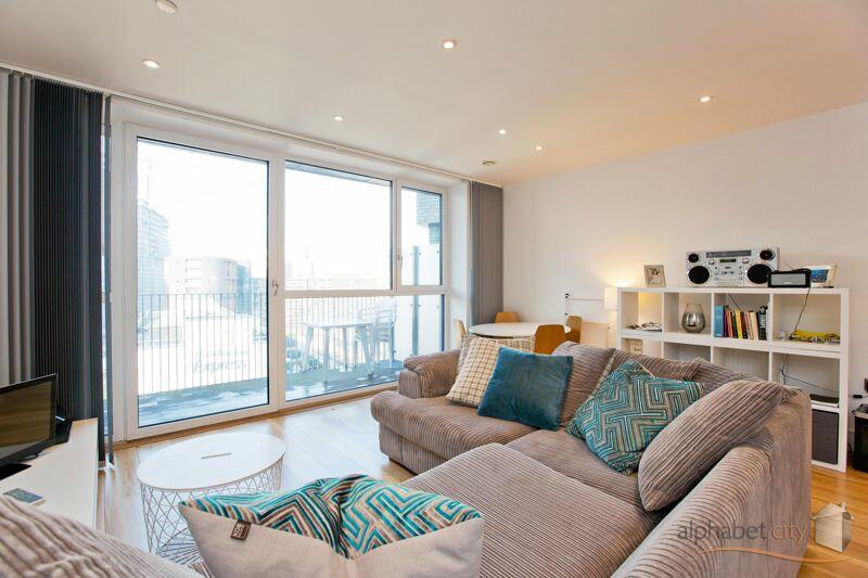 Reception leading to balcony