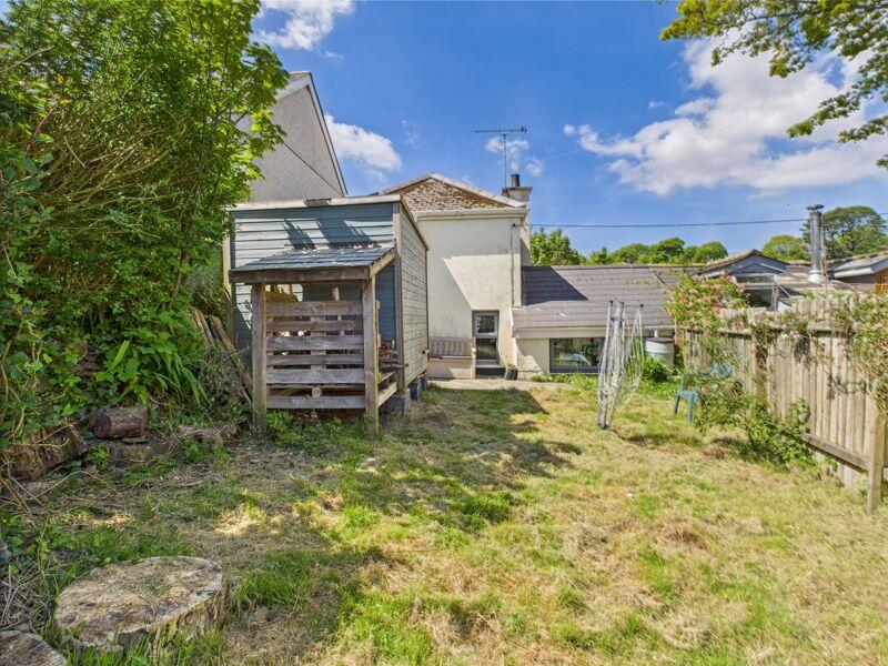 rear elevation and garden