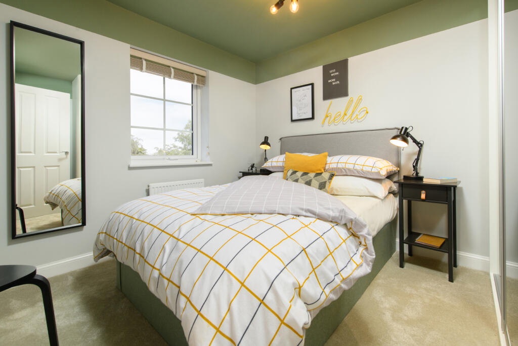 bedroom of radleigh home