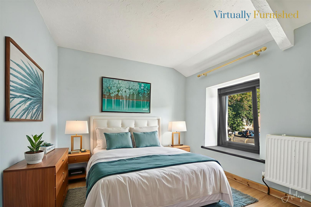 Virtual staging bedroom 1