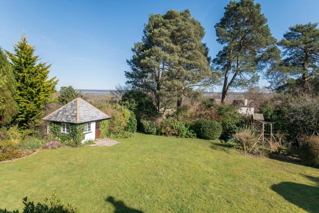 View over the garden