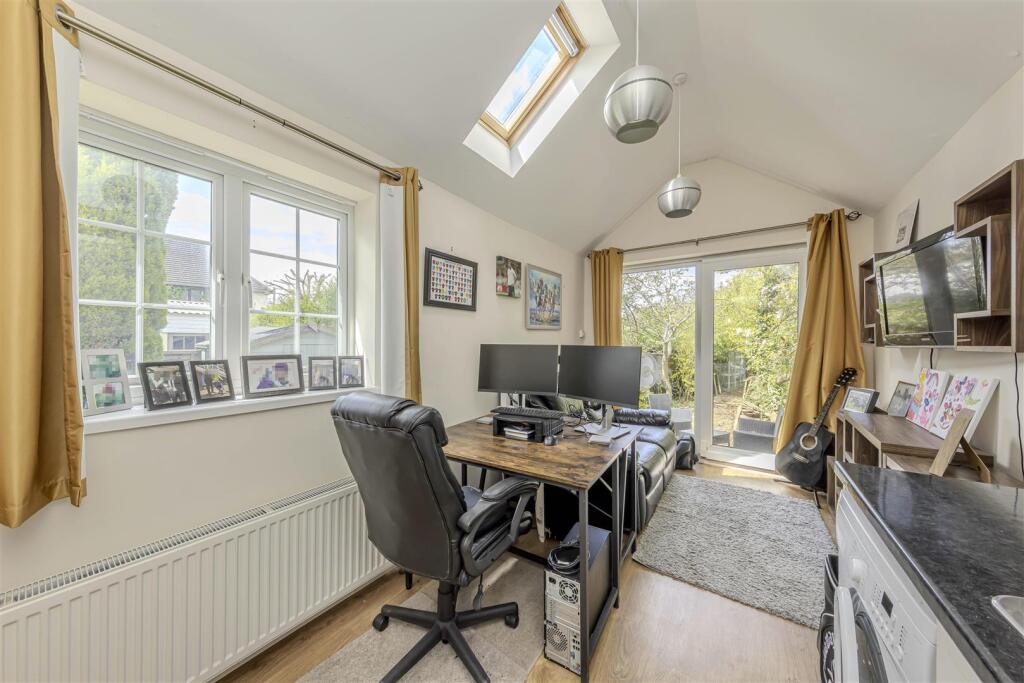 Living Area and Kitchen