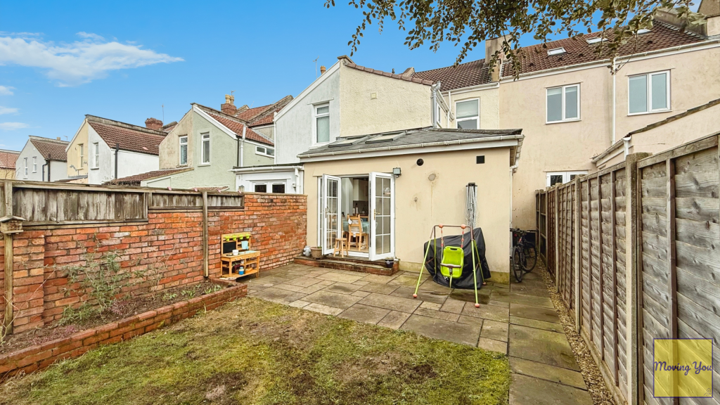Rear of property